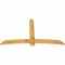 Ekena Millwork Bellingham Rough Sawn Timber Gable Bracket, Western Red Cedar, 84"W x 49"H x 2"D x 6"F, 14/12 Pitch GBW084X49X0206BEL00RWR - alternate 4